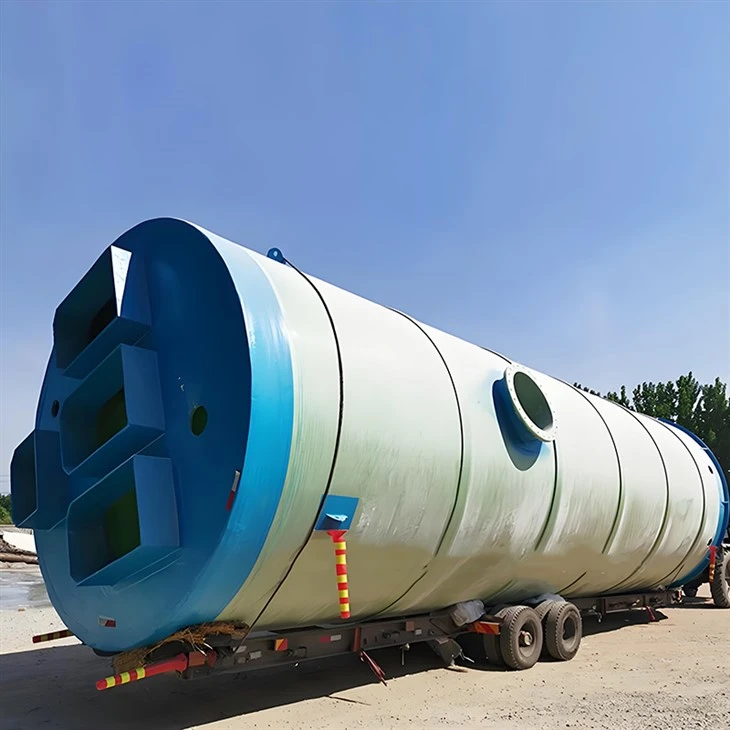 Fiberglass FRP geïntegreerd geprefabriceerd verpakte pompstation